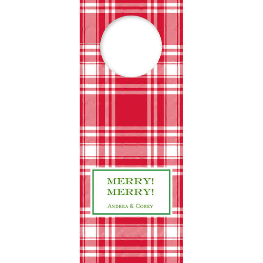 Tartan Wine Tags